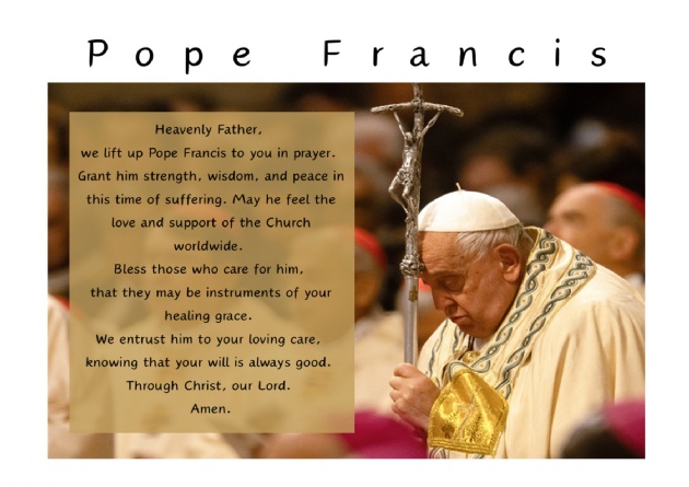 Prayer for Pope Francis